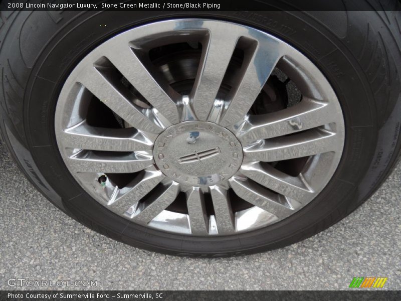 Stone Green Metallic / Stone/Black Piping 2008 Lincoln Navigator Luxury