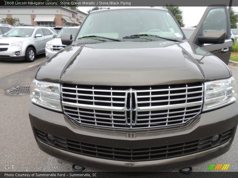 Stone Green Metallic / Stone/Black Piping 2008 Lincoln Navigator Luxury