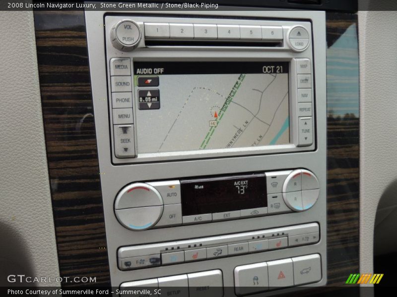 Stone Green Metallic / Stone/Black Piping 2008 Lincoln Navigator Luxury