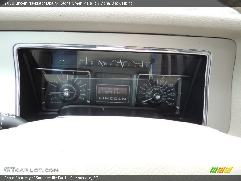 Stone Green Metallic / Stone/Black Piping 2008 Lincoln Navigator Luxury