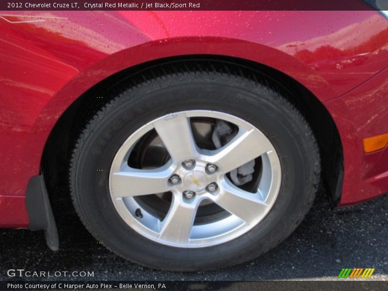 Crystal Red Metallic / Jet Black/Sport Red 2012 Chevrolet Cruze LT