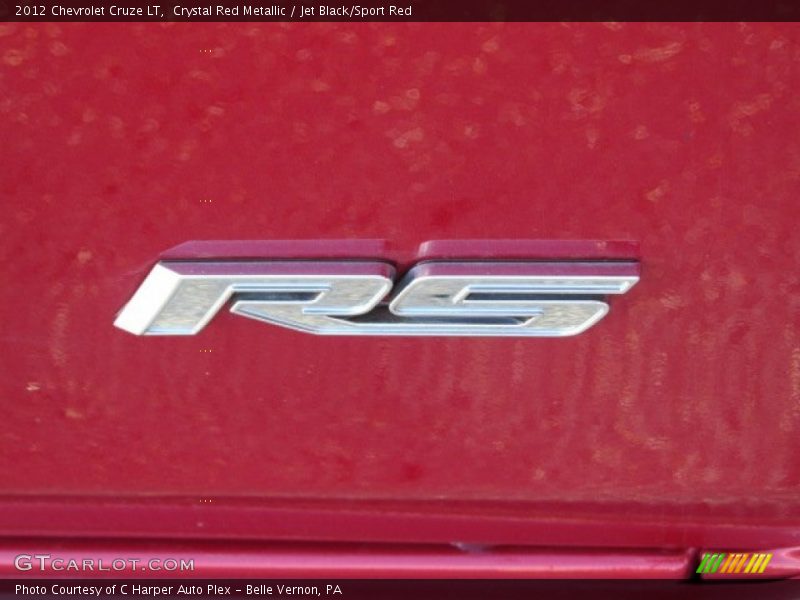 Crystal Red Metallic / Jet Black/Sport Red 2012 Chevrolet Cruze LT