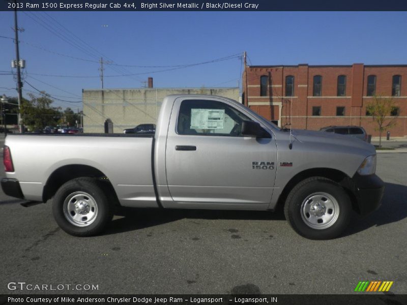 Bright Silver Metallic / Black/Diesel Gray 2013 Ram 1500 Express Regular Cab 4x4