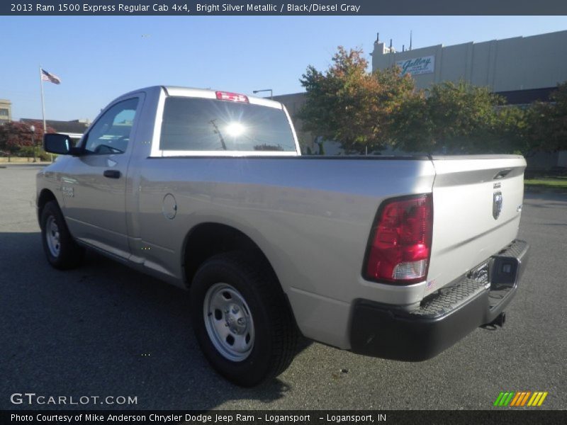 Bright Silver Metallic / Black/Diesel Gray 2013 Ram 1500 Express Regular Cab 4x4