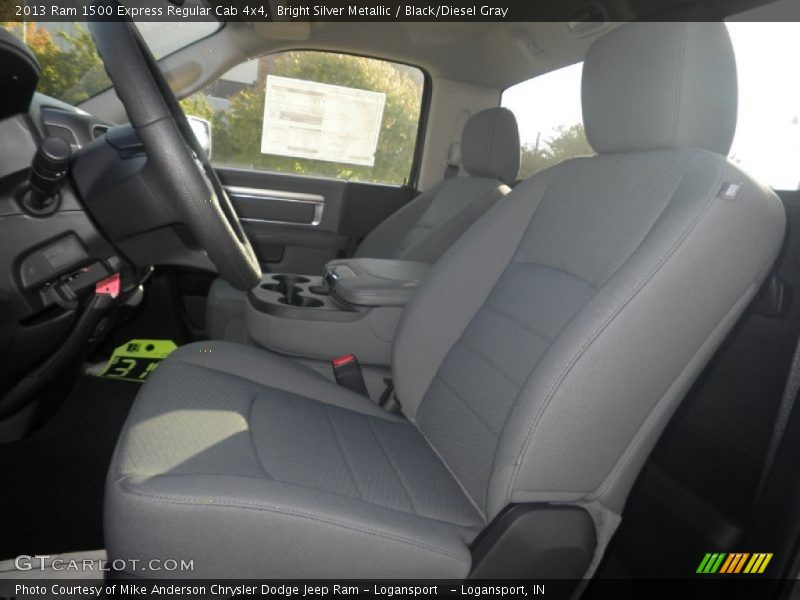 Bright Silver Metallic / Black/Diesel Gray 2013 Ram 1500 Express Regular Cab 4x4