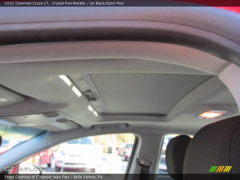 Crystal Red Metallic / Jet Black/Sport Red 2012 Chevrolet Cruze LT