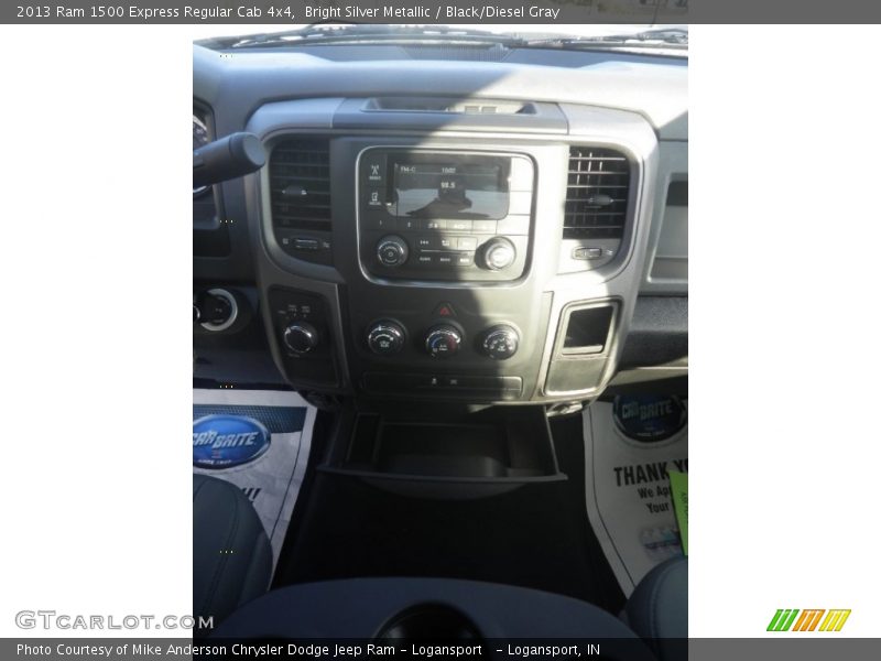 Bright Silver Metallic / Black/Diesel Gray 2013 Ram 1500 Express Regular Cab 4x4