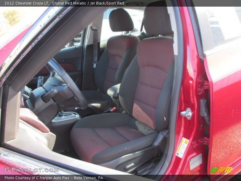 Crystal Red Metallic / Jet Black/Sport Red 2012 Chevrolet Cruze LT