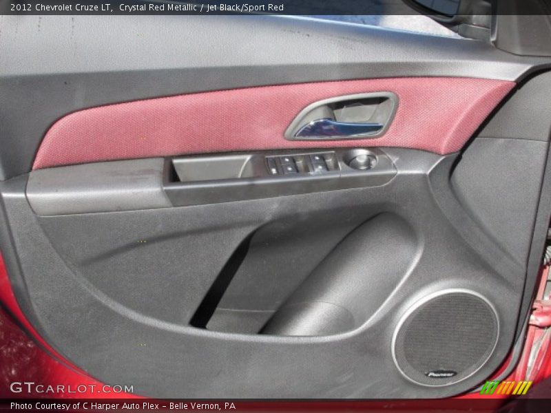 Crystal Red Metallic / Jet Black/Sport Red 2012 Chevrolet Cruze LT