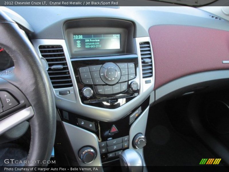 Crystal Red Metallic / Jet Black/Sport Red 2012 Chevrolet Cruze LT