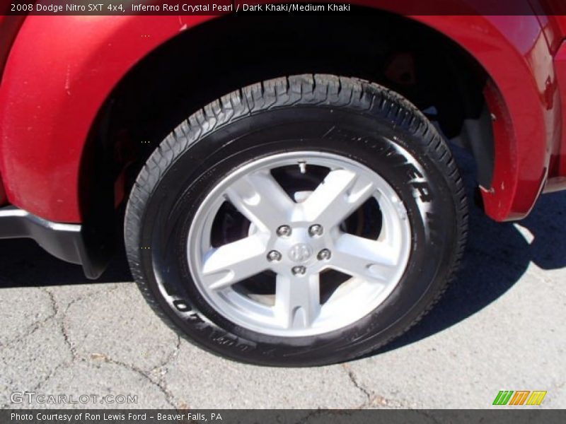 Inferno Red Crystal Pearl / Dark Khaki/Medium Khaki 2008 Dodge Nitro SXT 4x4