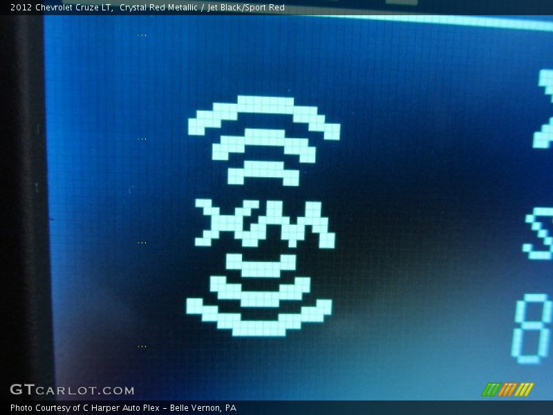Crystal Red Metallic / Jet Black/Sport Red 2012 Chevrolet Cruze LT