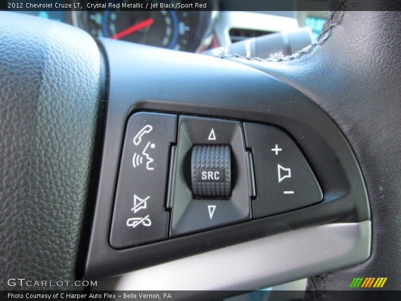 Crystal Red Metallic / Jet Black/Sport Red 2012 Chevrolet Cruze LT