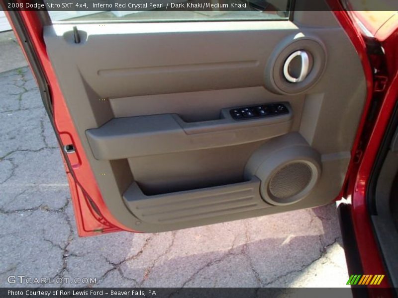 Inferno Red Crystal Pearl / Dark Khaki/Medium Khaki 2008 Dodge Nitro SXT 4x4