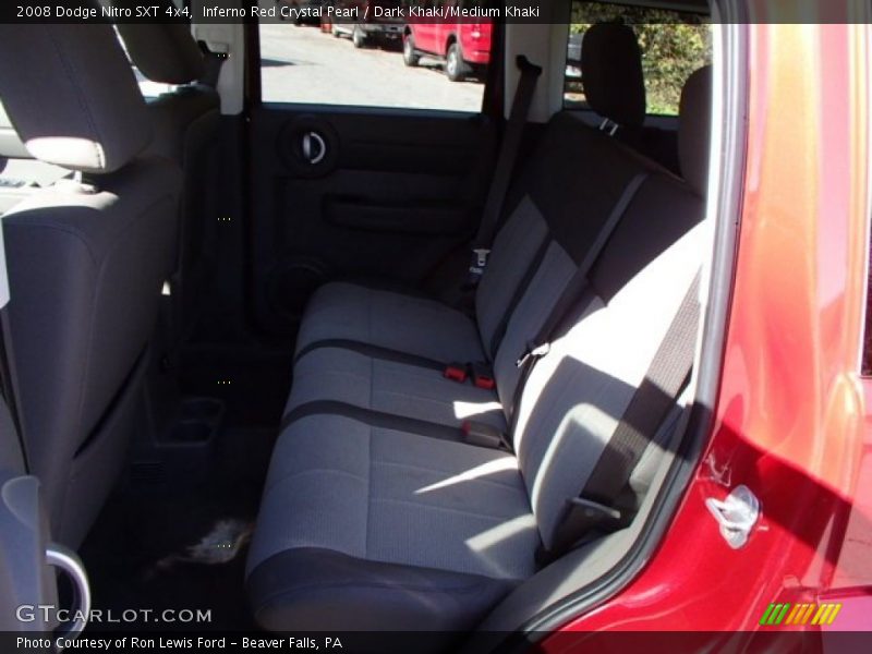 Inferno Red Crystal Pearl / Dark Khaki/Medium Khaki 2008 Dodge Nitro SXT 4x4