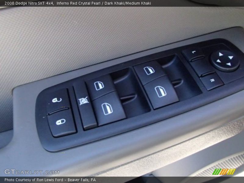 Inferno Red Crystal Pearl / Dark Khaki/Medium Khaki 2008 Dodge Nitro SXT 4x4