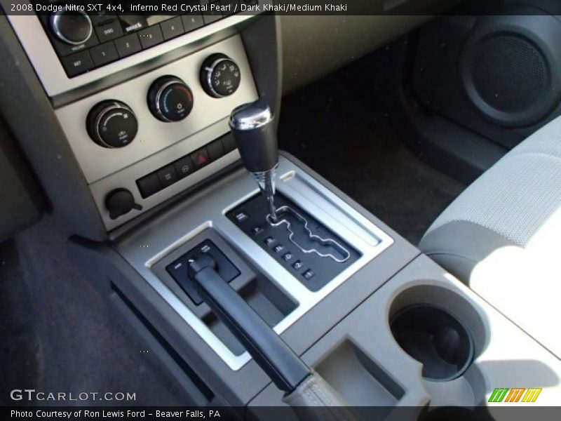 Inferno Red Crystal Pearl / Dark Khaki/Medium Khaki 2008 Dodge Nitro SXT 4x4