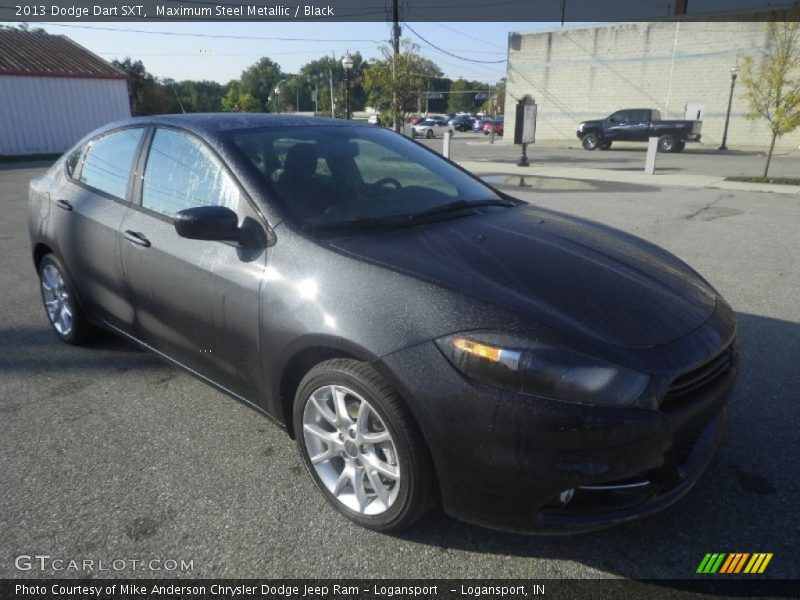 Maximum Steel Metallic / Black 2013 Dodge Dart SXT