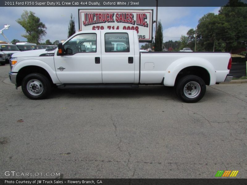 Oxford White / Steel 2011 Ford F350 Super Duty XL Crew Cab 4x4 Dually