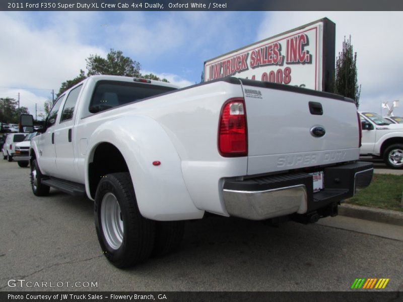 Oxford White / Steel 2011 Ford F350 Super Duty XL Crew Cab 4x4 Dually