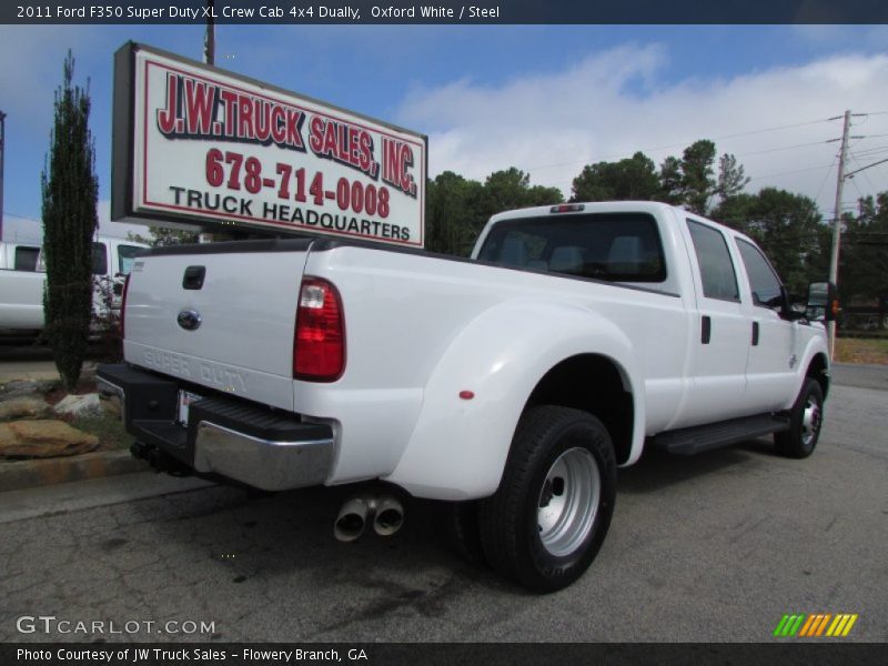 Oxford White / Steel 2011 Ford F350 Super Duty XL Crew Cab 4x4 Dually
