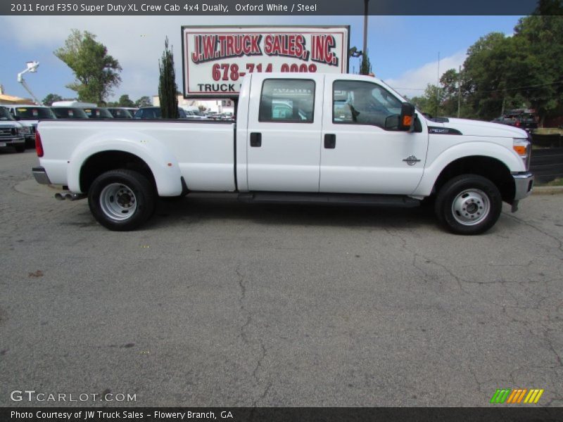 Oxford White / Steel 2011 Ford F350 Super Duty XL Crew Cab 4x4 Dually