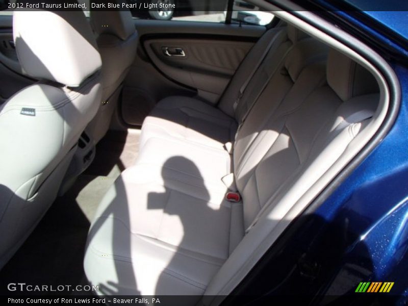 Dark Blue Pearl / Light Stone 2012 Ford Taurus Limited