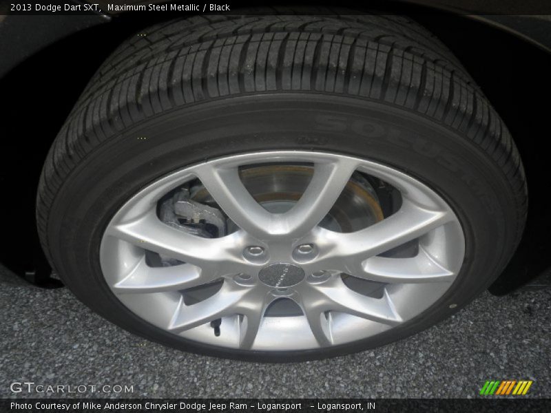 Maximum Steel Metallic / Black 2013 Dodge Dart SXT