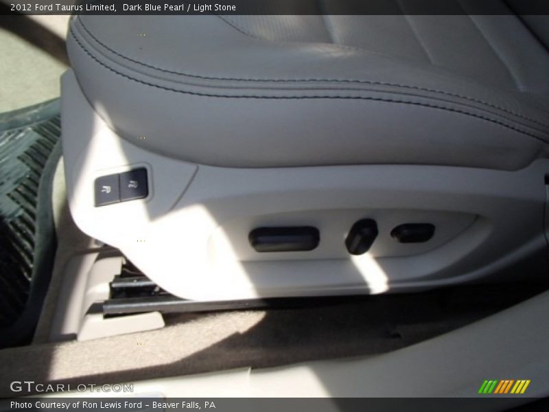 Dark Blue Pearl / Light Stone 2012 Ford Taurus Limited