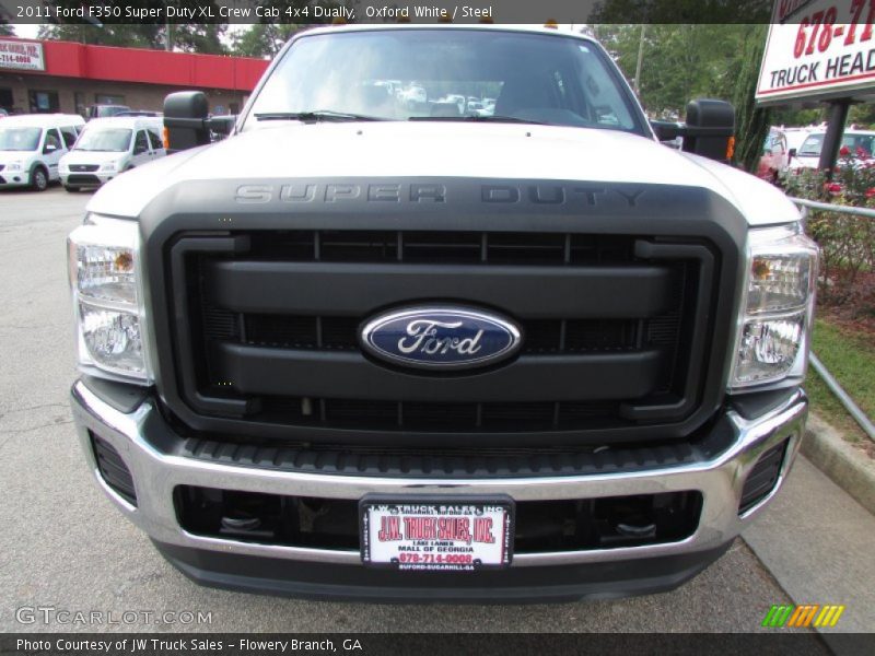 Oxford White / Steel 2011 Ford F350 Super Duty XL Crew Cab 4x4 Dually