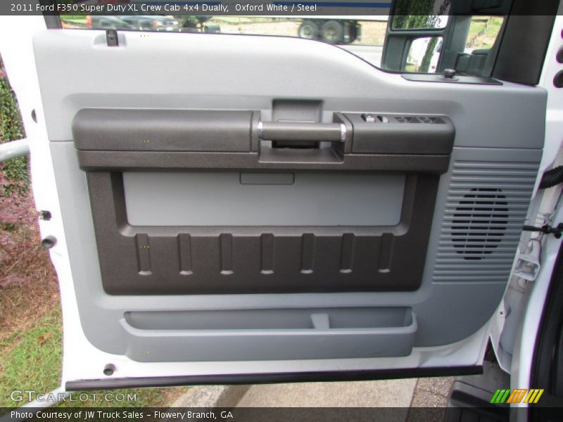 Oxford White / Steel 2011 Ford F350 Super Duty XL Crew Cab 4x4 Dually