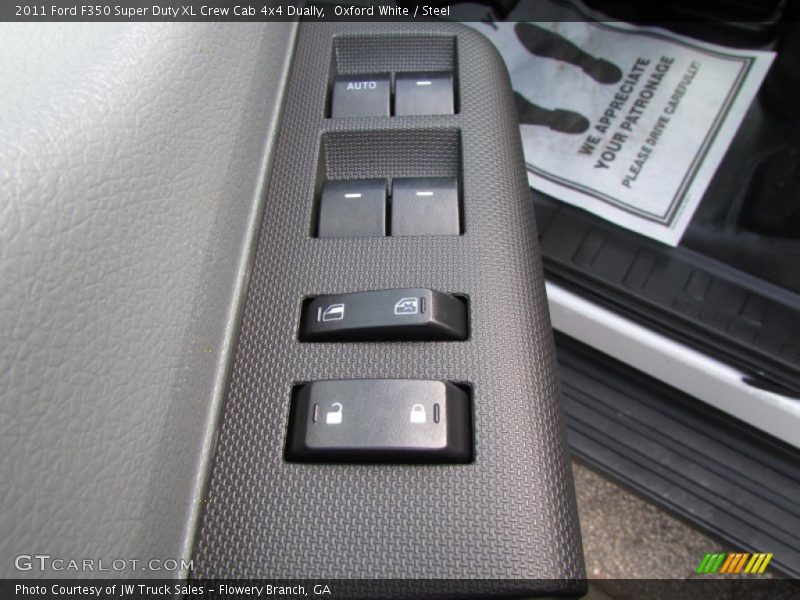 Oxford White / Steel 2011 Ford F350 Super Duty XL Crew Cab 4x4 Dually
