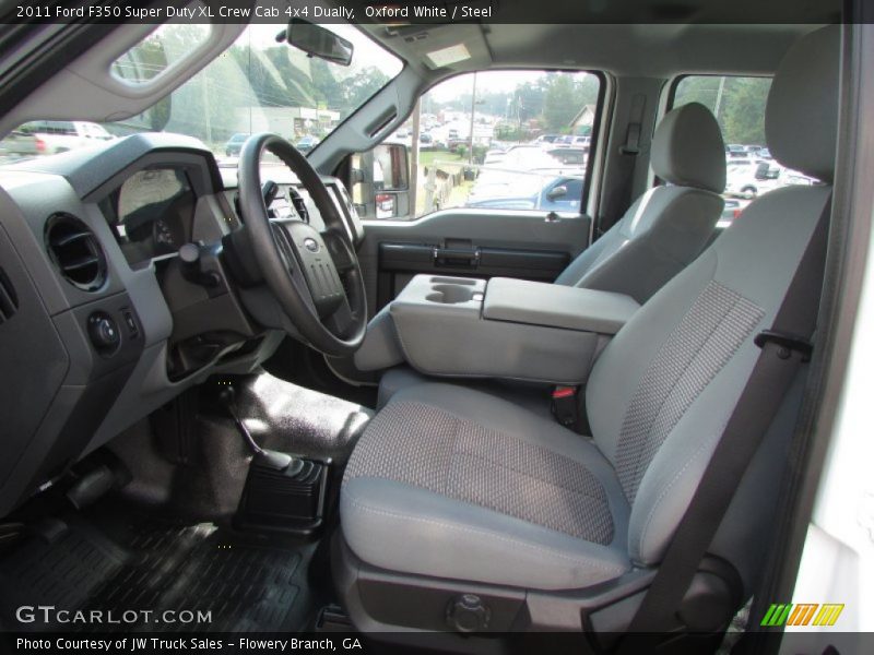 Oxford White / Steel 2011 Ford F350 Super Duty XL Crew Cab 4x4 Dually