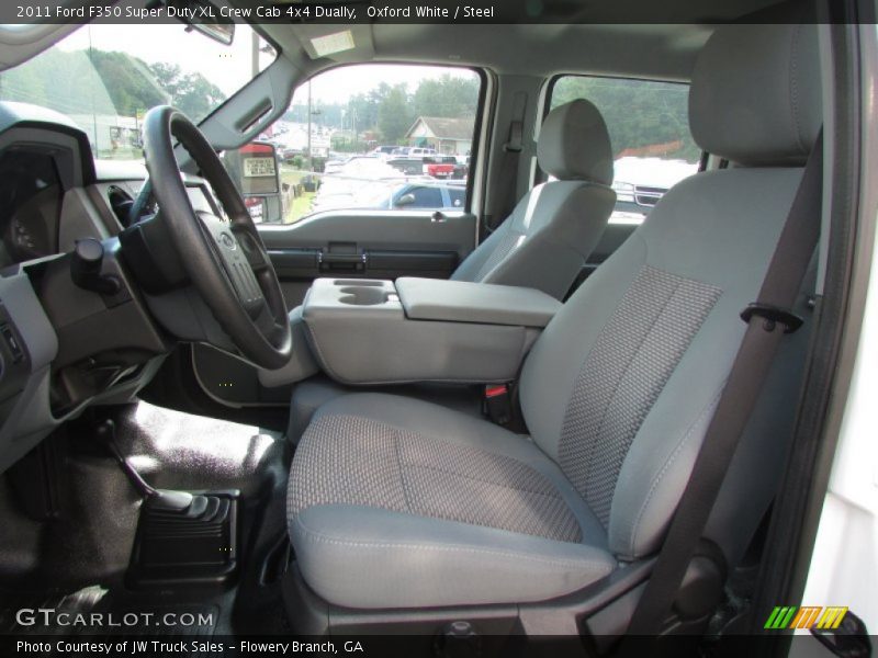 Oxford White / Steel 2011 Ford F350 Super Duty XL Crew Cab 4x4 Dually