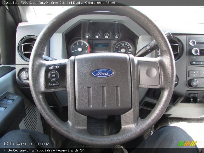 Oxford White / Steel 2011 Ford F350 Super Duty XL Crew Cab 4x4 Dually