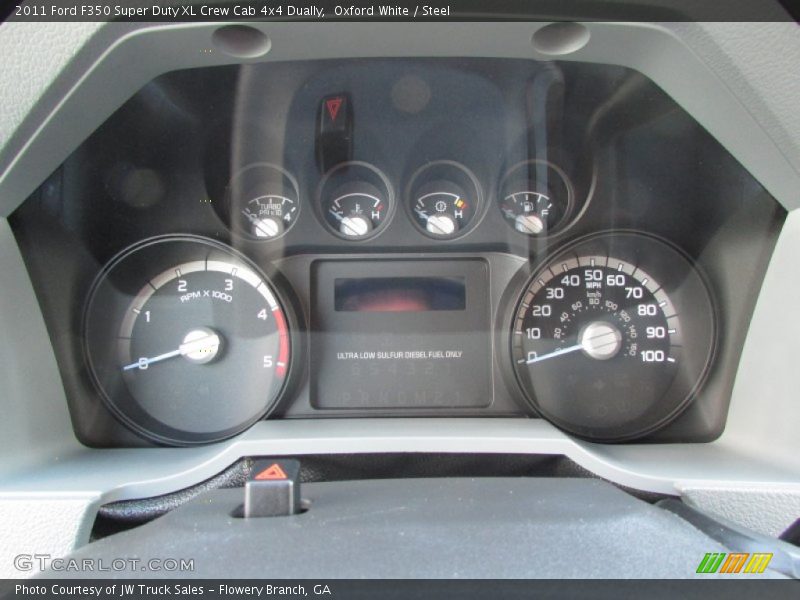 Oxford White / Steel 2011 Ford F350 Super Duty XL Crew Cab 4x4 Dually