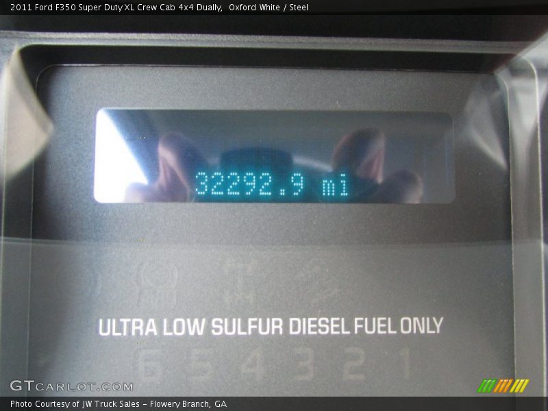 Oxford White / Steel 2011 Ford F350 Super Duty XL Crew Cab 4x4 Dually