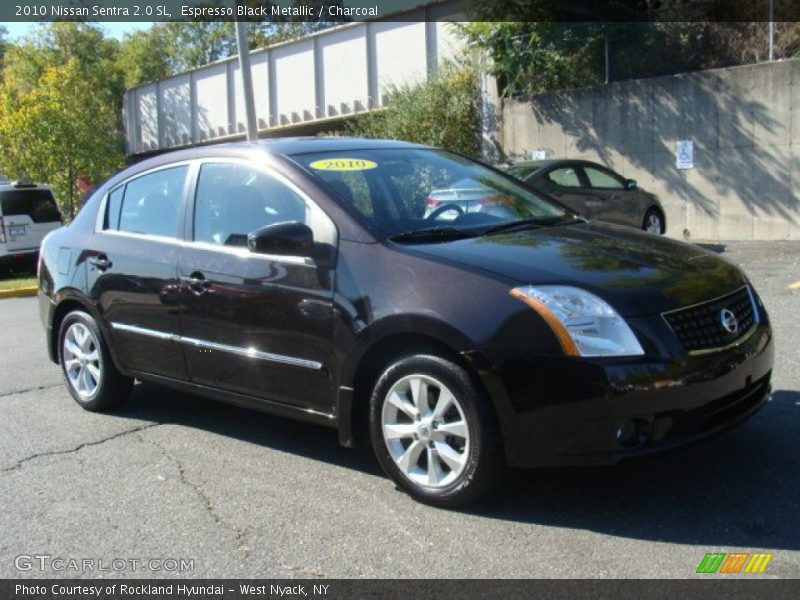 Espresso Black Metallic / Charcoal 2010 Nissan Sentra 2.0 SL
