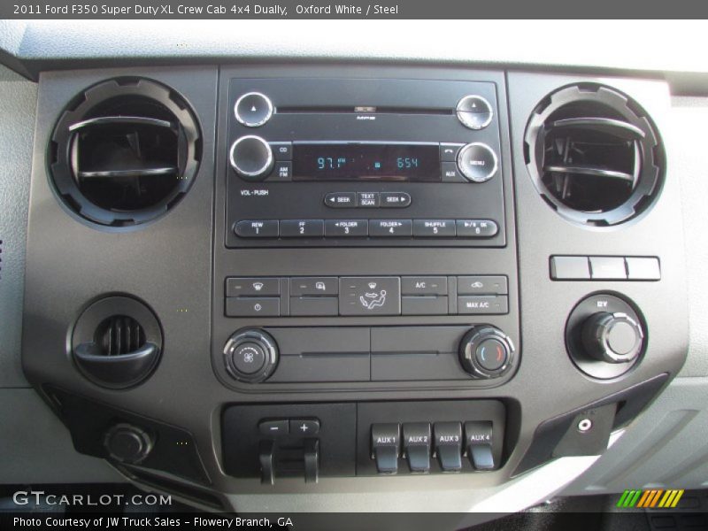 Oxford White / Steel 2011 Ford F350 Super Duty XL Crew Cab 4x4 Dually