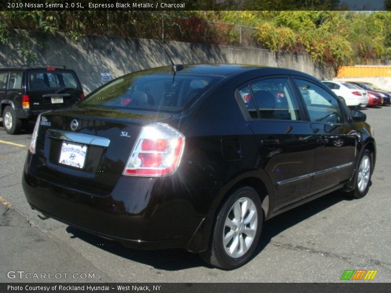 Espresso Black Metallic / Charcoal 2010 Nissan Sentra 2.0 SL