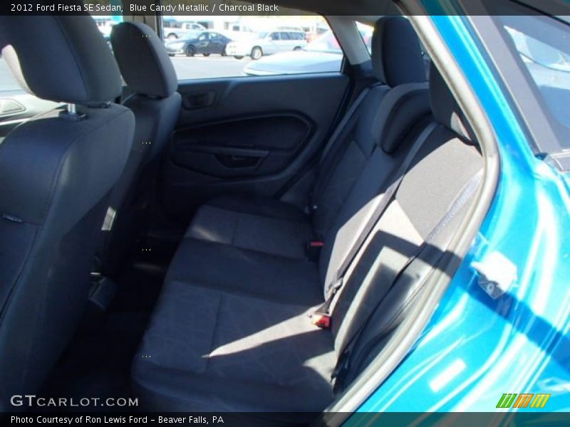 Blue Candy Metallic / Charcoal Black 2012 Ford Fiesta SE Sedan