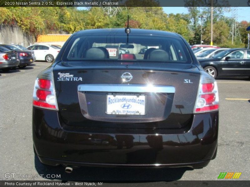 Espresso Black Metallic / Charcoal 2010 Nissan Sentra 2.0 SL