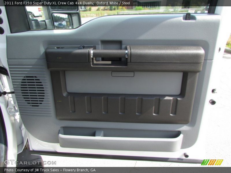 Oxford White / Steel 2011 Ford F350 Super Duty XL Crew Cab 4x4 Dually