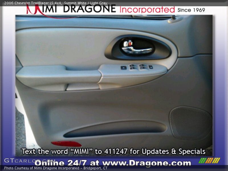 Summit White / Light Gray 2006 Chevrolet TrailBlazer LS 4x4