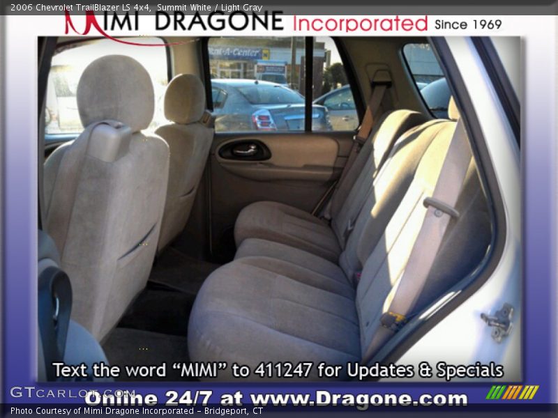 Summit White / Light Gray 2006 Chevrolet TrailBlazer LS 4x4