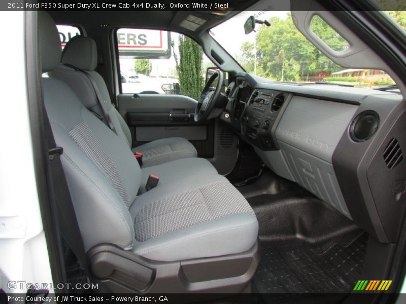 Oxford White / Steel 2011 Ford F350 Super Duty XL Crew Cab 4x4 Dually