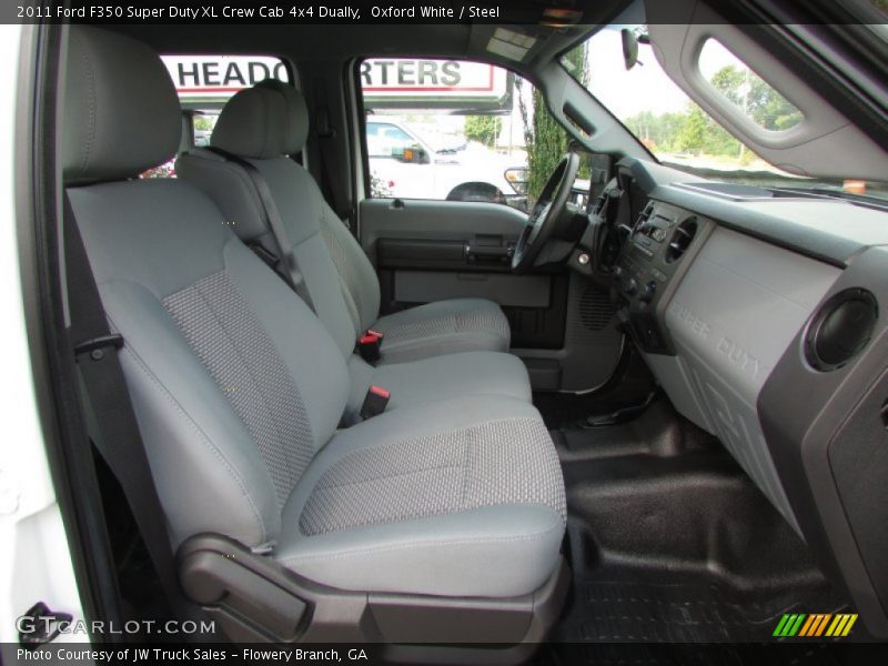 Oxford White / Steel 2011 Ford F350 Super Duty XL Crew Cab 4x4 Dually