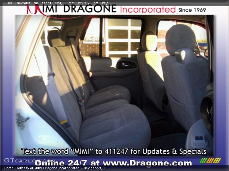 Summit White / Light Gray 2006 Chevrolet TrailBlazer LS 4x4