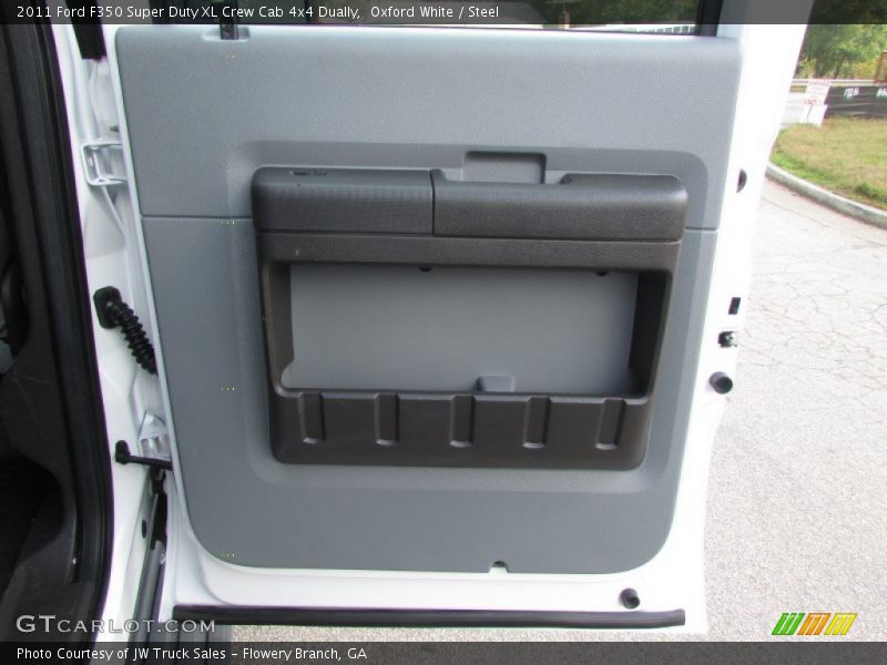 Oxford White / Steel 2011 Ford F350 Super Duty XL Crew Cab 4x4 Dually