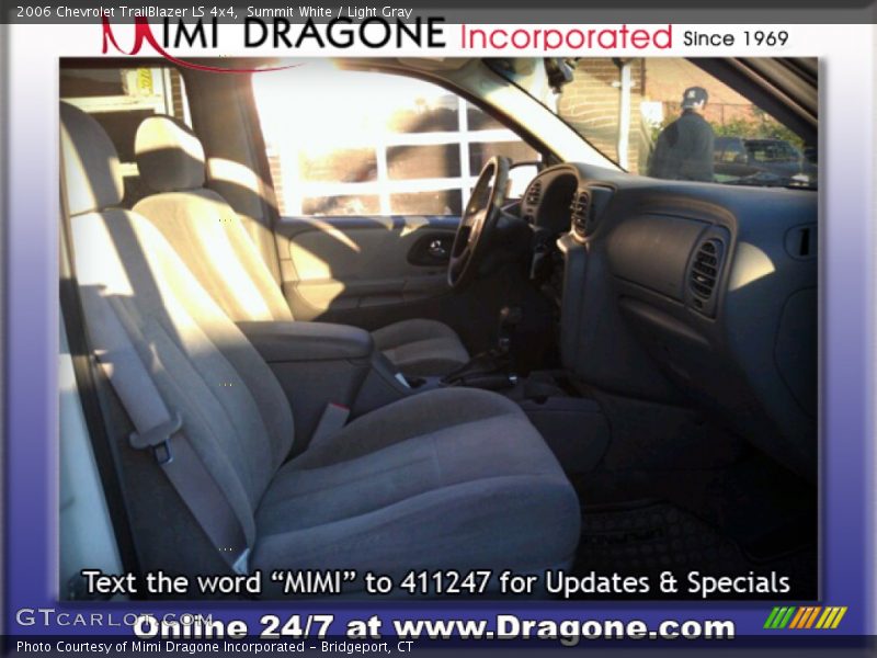 Summit White / Light Gray 2006 Chevrolet TrailBlazer LS 4x4
